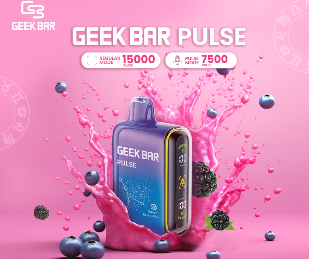 Geek Bar Pulse 15K Puffs Vape - Berry Bliss: The Ultimate Tropical Vaping Revolution for the Philippines