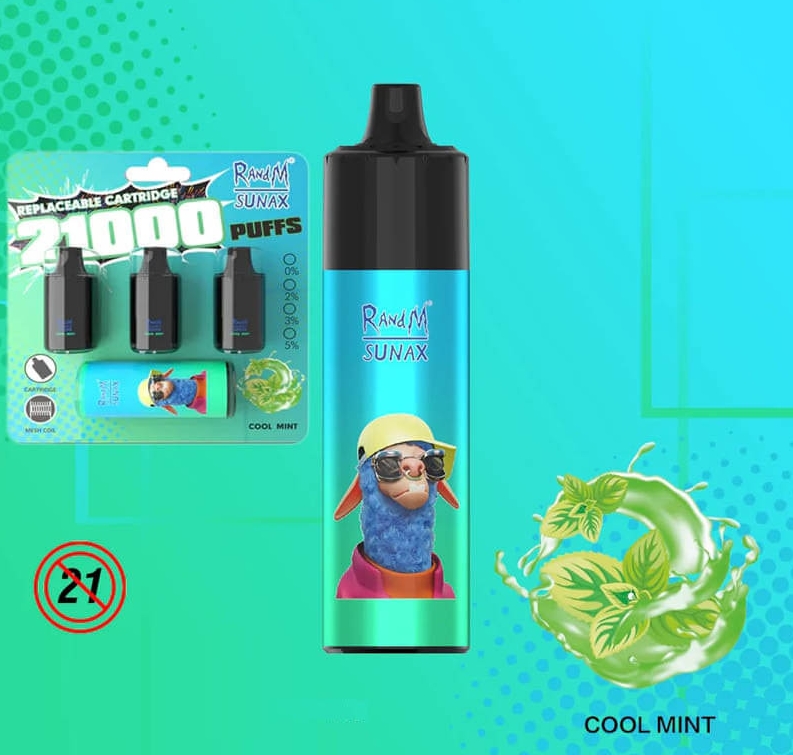 RandM Sunax 21000 Puffs Vape &ndash; Cool Mint: The Icy Wave Redefining South Africa&rsquo;s Vaping Culture